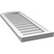 Ekena Millwork Arch Top Surface Mount PVC Gable Vent: Functional, w/ 2"W x 2"P Brickmould Sill Frame, 14"W x 38"H GVPAR14X3803SF - alternate 3